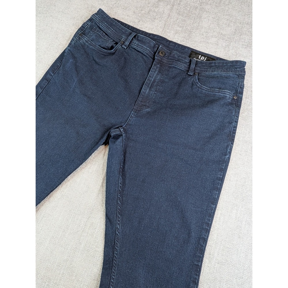 The Perfect Jean NYC Denim Men 40x30 Blue Dark Wash Slim Fit Stretch Pant Travel